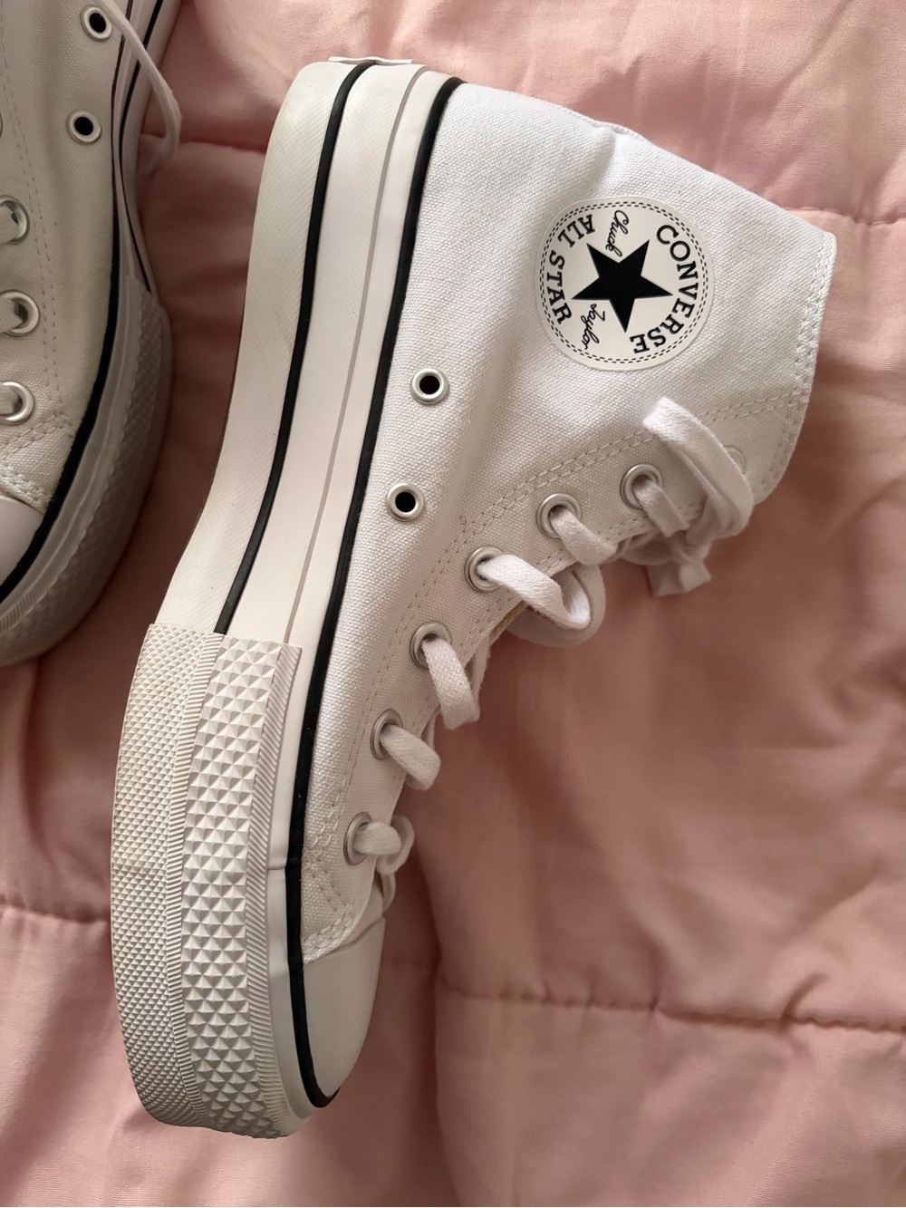 White Platform Converse - Picture 4 of 7